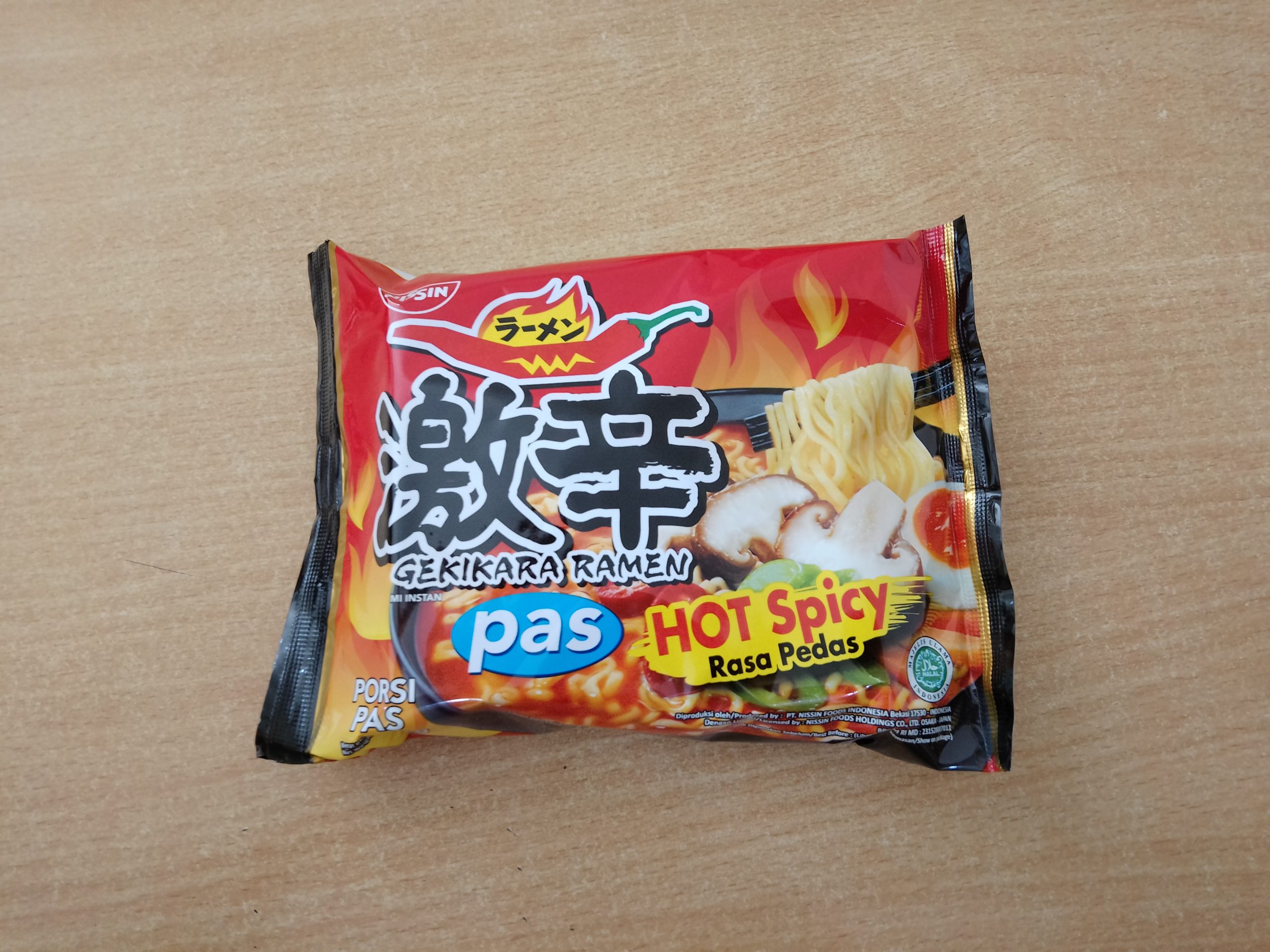 Nissin Gekikara Ramen Hot Spicy 74gr 1 Dus 30 Pcs